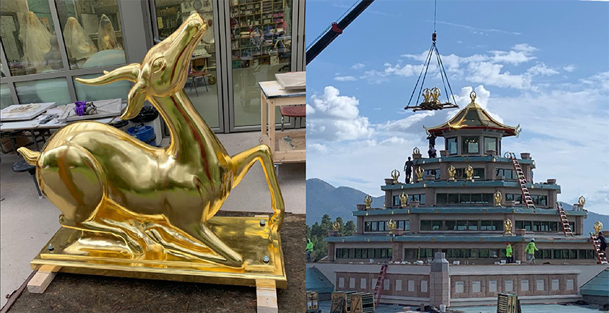 Object behandeld met Kölner Instacoll basislaag geel